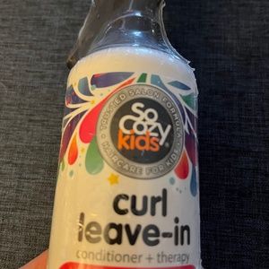 SO Cozy Kids Curl Leave in Conditioner + Therapy Hydrating Clean Beauty NWT